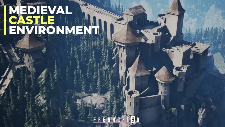 Medieval Castle Environment ( Modular Medieval Castle, Medieval Castle Tower ) Medieval Castle Environment ( Modular Medieval Castle, Medieval Castle Tower )