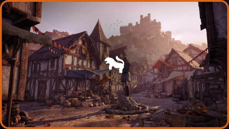 Medieval Village Environment ( Medieval Medieval Village Village Medieval 3D )