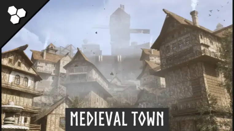 Modular Medieval Town (Medieval Town, Medieval Village, Fantasy Town, Kingdom) Modular Medieval Town (Medieval Town, Medieval Village, Fantasy Town, Kingdom)