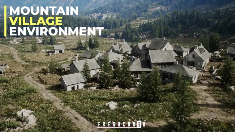 Mountain Village Environment (Village Pack Modular Village Houses Village Props) Mountain Village Environment (Village Pack Modular Village Houses Village Props)