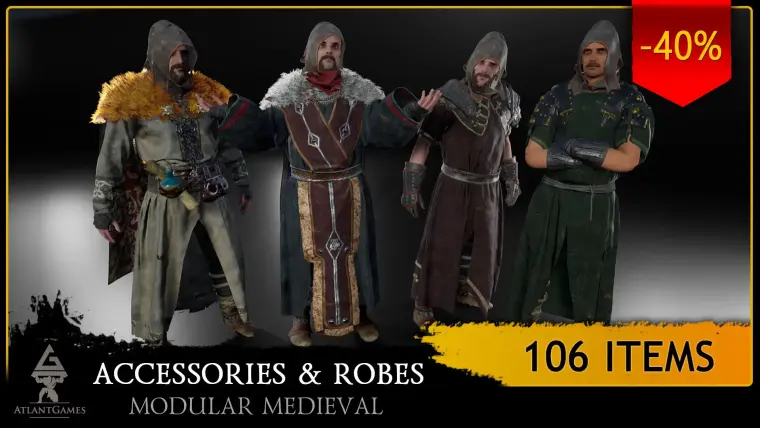 ROG Modular Medieval Accessories and Robes
