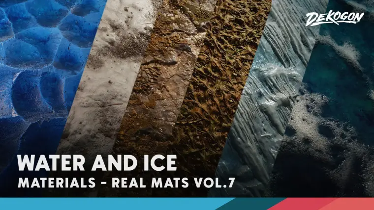 Realistic Materials Vol. 7 - Water & Ice (25+ Materials) Realistic Materials Vol. 7 - Water & Ice (25+ Materials)