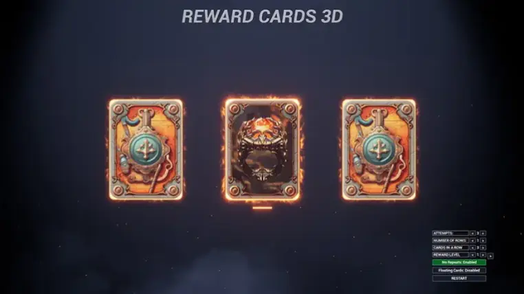 Reward Cards 3D Reward Cards 3D