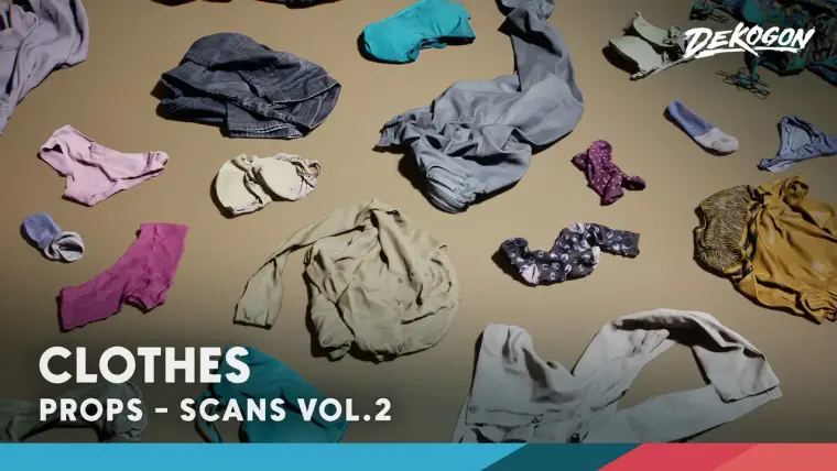 Scans VOL.2 - Clothes (Nanite & Low Poly) Scans VOL.2 - Clothes (Nanite & Low Poly)