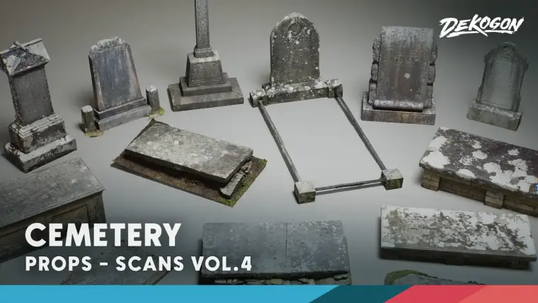 Scans VOL.4 - Cemetery (Nanite & Low Poly) Scans VOL.4 - Cemetery (Nanite & Low Poly)