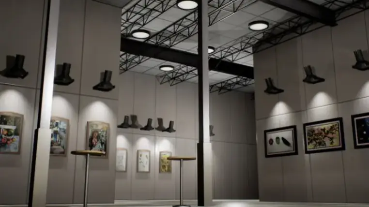 ShowRoom / Museum with 32 Original Paintings ( Museum Expo Showroom Exhibition )