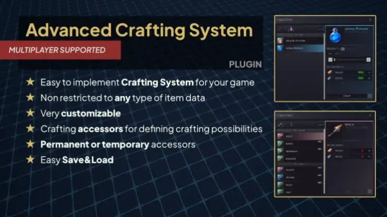 Advanced Crafting System - Plugin Advanced Crafting System - Plugin