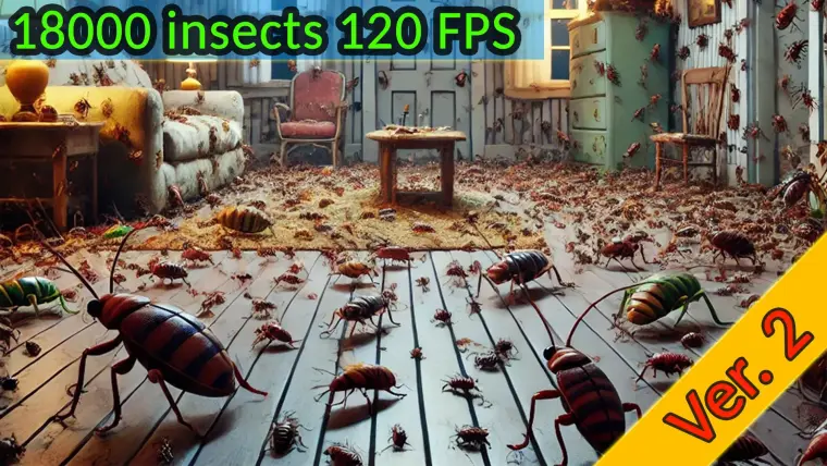 Advanced Insects System – Realistic Multithreaded Insect Simulation Advanced Insects System – Realistic Multithreaded Insect Simulation