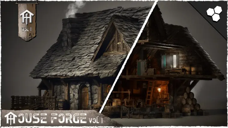 House Forge: Modular House Building Kit (Modular Houses, Medieval Houses, House) House Forge: Modular House Building Kit (Modular Houses, Medieval Houses, House)
