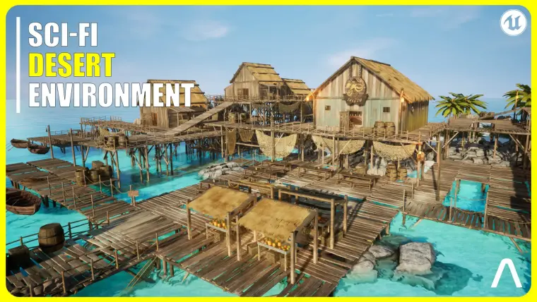 Pirate Stilt Village Island Modular Pack Pirate Stilt Village Island Modular Pack