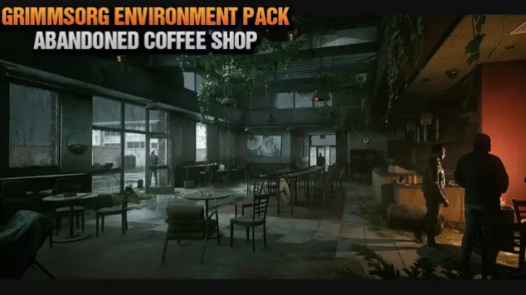 Post Apocalyptic Abandoned Coffee Shop Drive Thru Post Apocalyptic Abandoned Coffee Shop Drive Thru