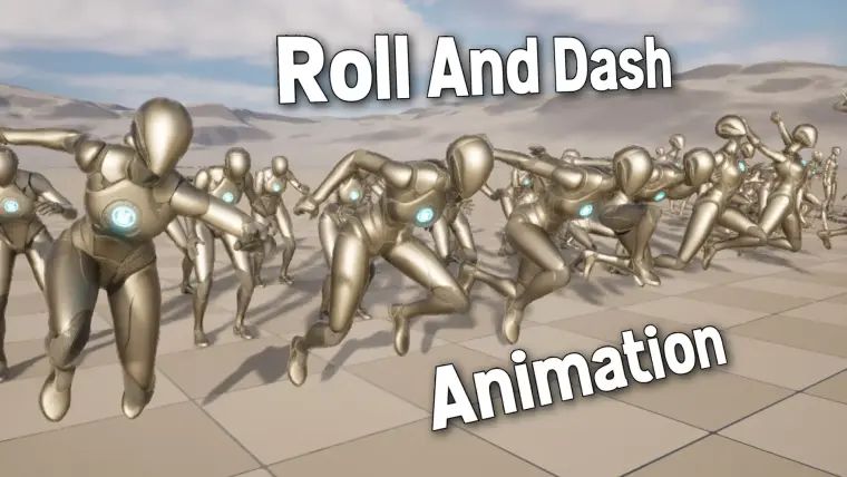 Roll and Dash Animation Roll and Dash Animation