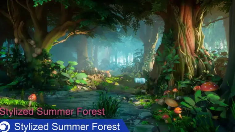 Stylized Summer Forest