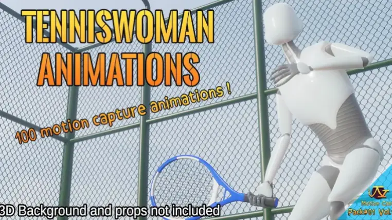 Tenniswoman animations (Motion Cast#01 Vol.1) Tenniswoman animations (Motion Cast#01 Vol.1)