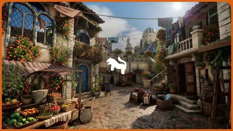 Fantasy City Street Fantasy City Street