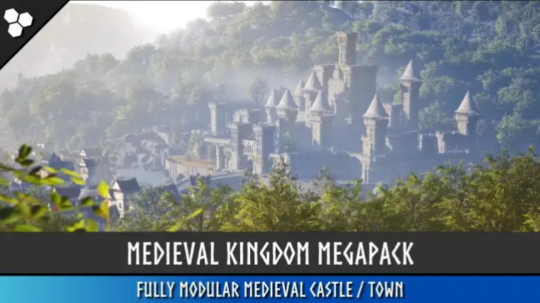 Medieval Kingdom (Medieval Castle, Medieval Town, Modular Castle, Castle)