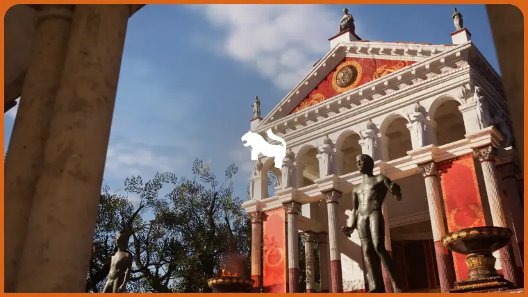 Roman Street Environment ( Roman Street Street Ancient Historical Vintage 3D )