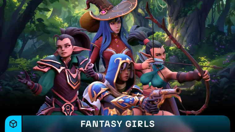 Stylized Fantasy Girls NPC Pack #3 Stylized Fantasy Girls NPC Pack #3