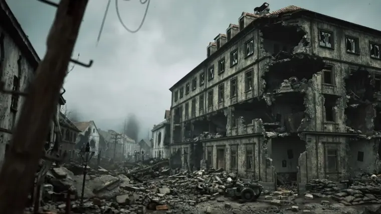 WW2 Warzone Environment Megapack ( w DestructedBuildings / Props, Warzone WW2 )