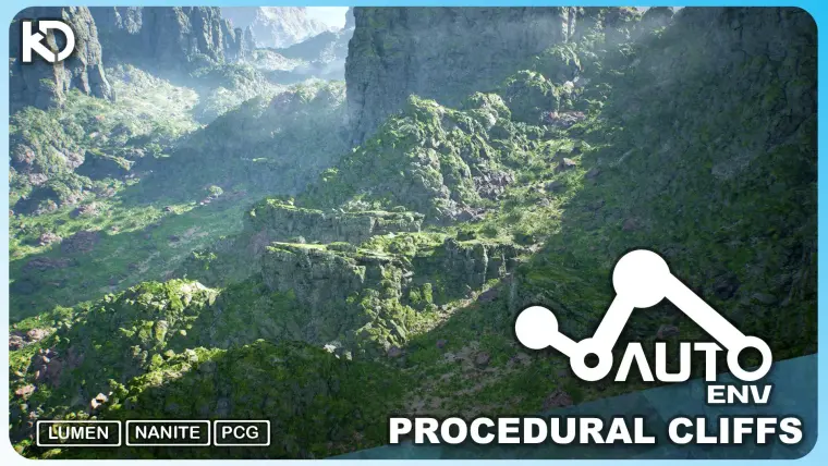 AutoEnv Procedural Rock Cliffs