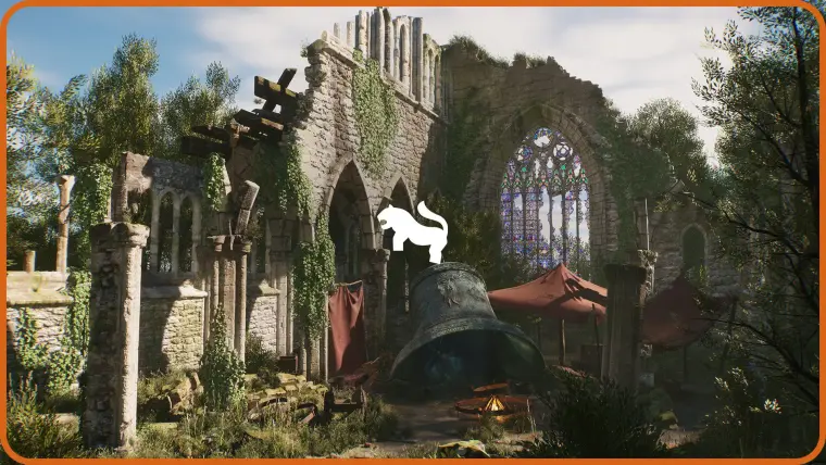 Bandit Abbey Environment ( Bandit Abbey Castle Medieval Medieval Medieval 3D )