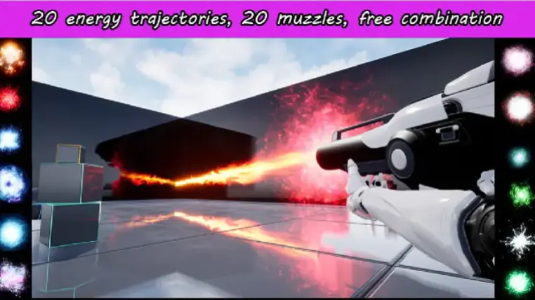 Energy weapon VFX Pack