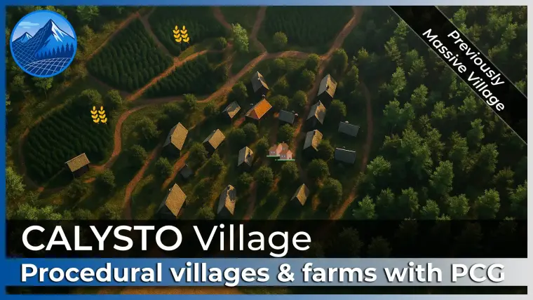 Calysto Village (Previously Massive Village) Procedural villages, farms with PCG