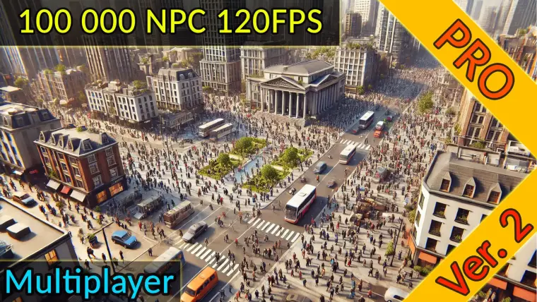 World Director NPC PRO – Massive NPC Simulation with Multiplayer & Optimization