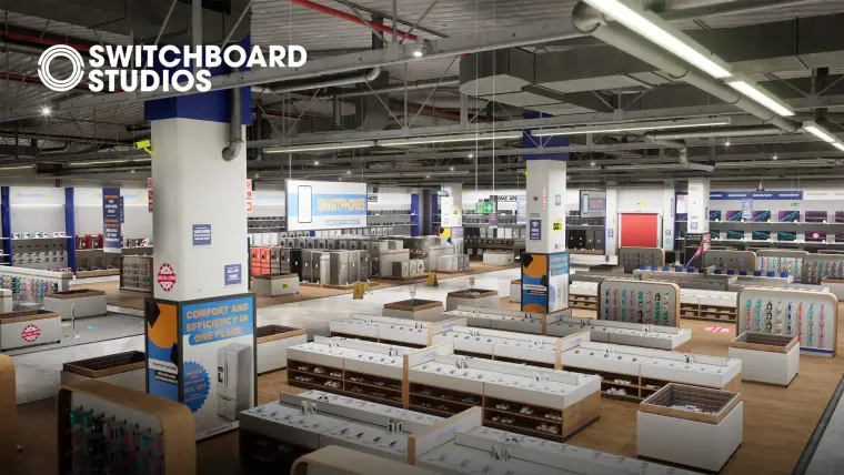 Electronics Mega Store Modular Environment