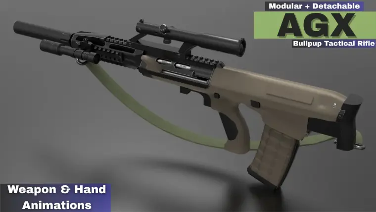 AGX Bullpup Tactical Rifle (Fps - Tps)
