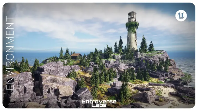 Abandoned Lighthouse Island – Modular Environment Pack