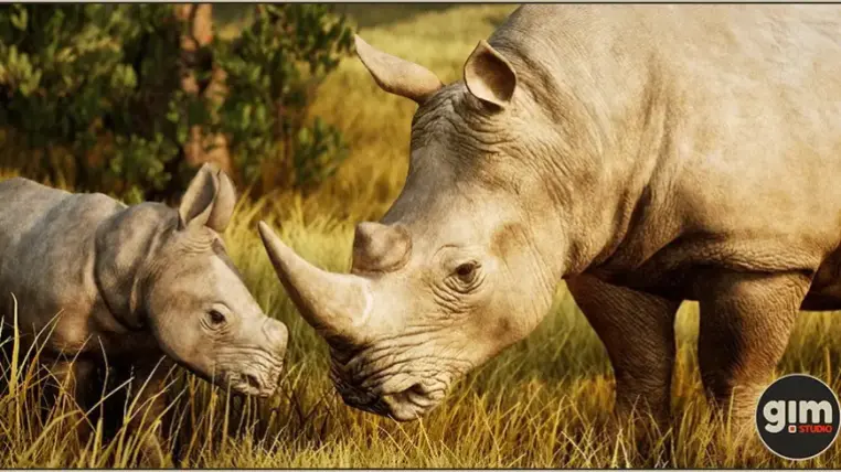 Animalia - White Rhinoceros (pack)