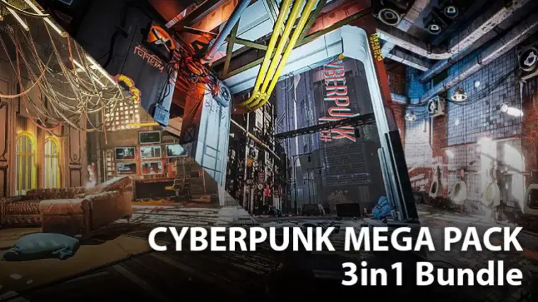 Cyberpunk MEGApack Environment Bundle