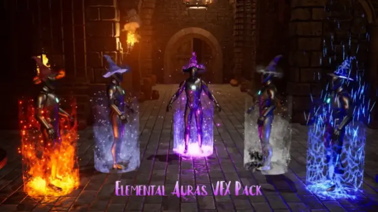 Elemental Auras VFX Pack