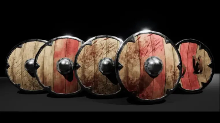 Medieval Shield Collection 3D
