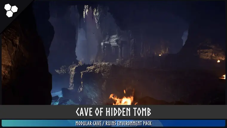 Modular Cave (Ancient Cave, Cave Ruins, Mayan Cave, Cavern, Aztec Cave, Cave)
