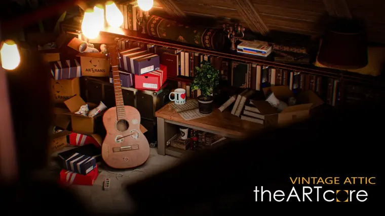 Vintage Attic Environment Kit