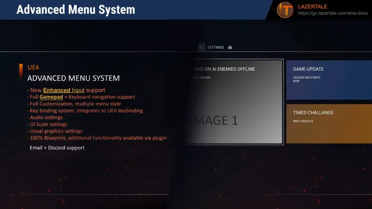 Advanced Main Menu & UI System