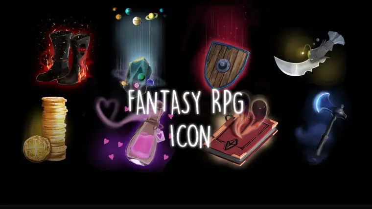 Fantasy RPG Icons (500+) ( Fantasy Fantasy Rpg Icon Icon Symbol Symbol Rpg )