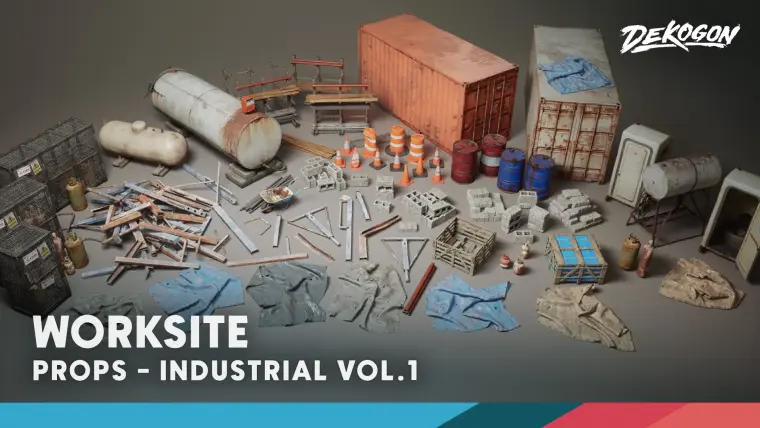 Industrial VOL.1 - Worksite (Nanite and Low Poly)