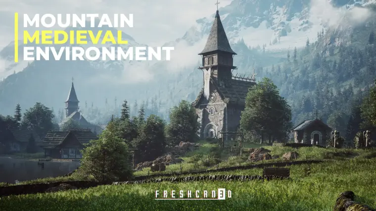 Medieval Environment (Mountain Medieval , Medieval Church, Medieval Cemetery )