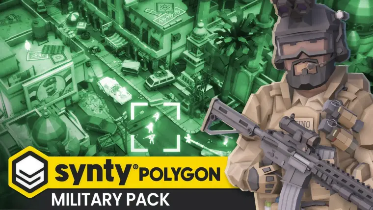 POLYGON - Military Pack - Low Poly Army and Guns for FPS, Shooters, RTS