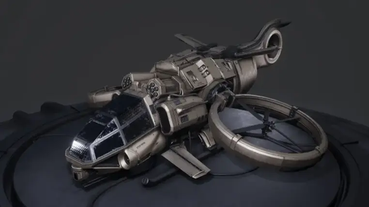 Sci-fi Gunship