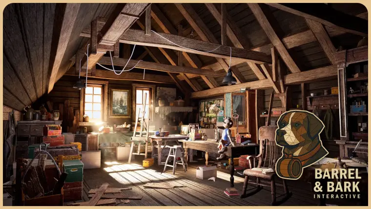 Artist’s Attic Studio Environment