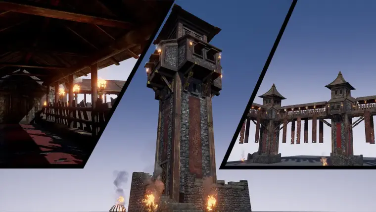 Medieval Series: Watch Tower + Interiors Pack