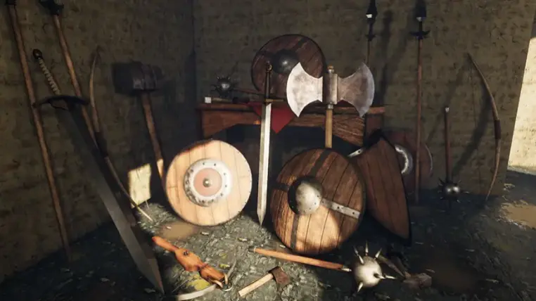 Realistic Medieval Weapons and Shields Kit