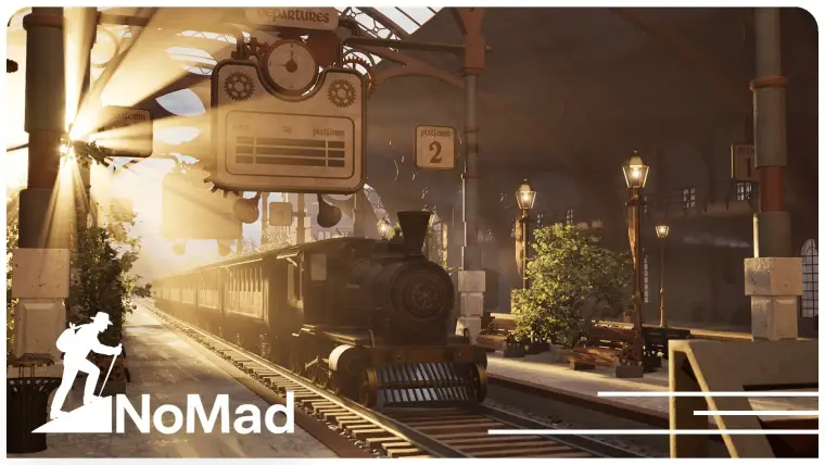 Steampunk Train Station