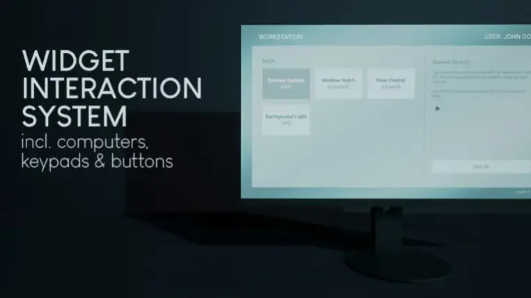 Widget Interaction System with Terminals & Keypads