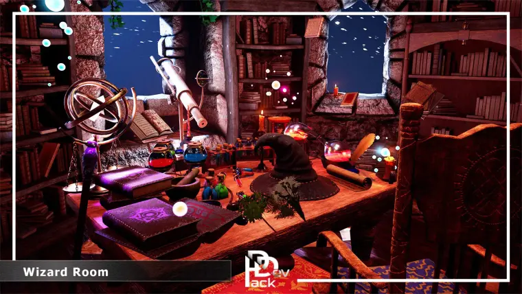 Wizard Room / 89+ Assets