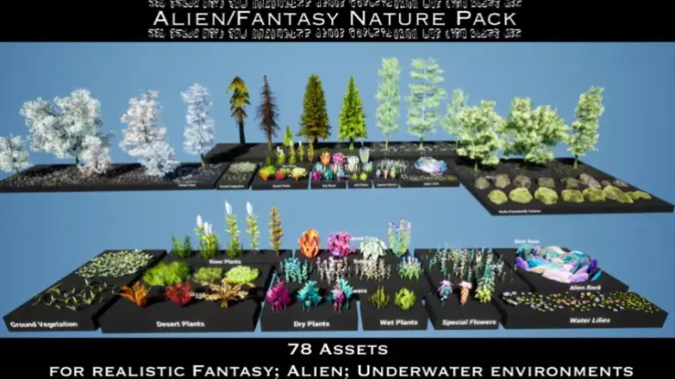 Alien/Fantasy Nature Pack